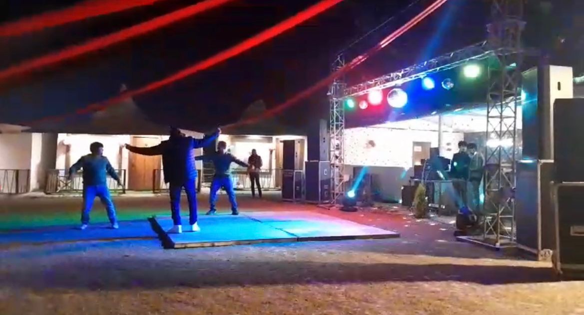 New Year Celebration in Rishikesh